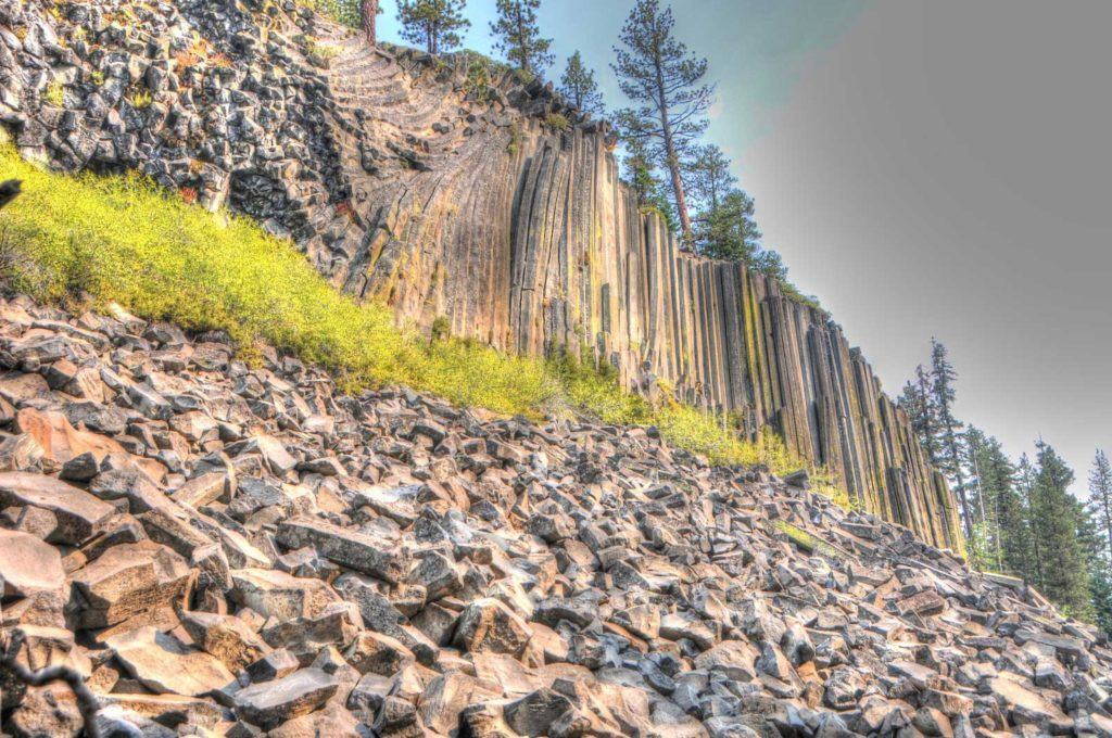 devils post pile, mammoth hiking trails, mammoth hikes, mammoth hiking trails, devils postpile